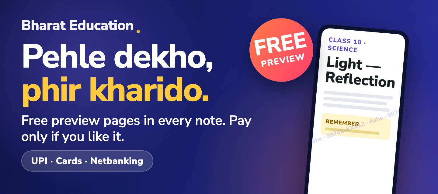 Pehle dekho, phir kharido. Read free preview pages of every note before you pay